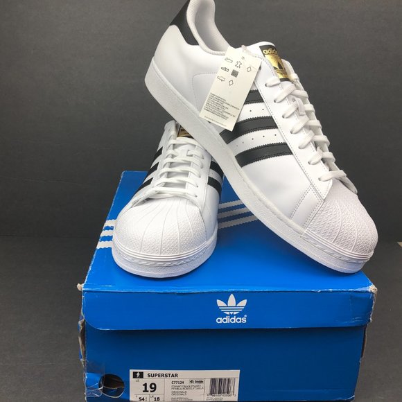 NWB ADIDAS SUPERSTAR Men Leather Snackers - Picture 5 of 5